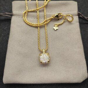 David Yurman Gold and Diamond Necklace